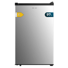 Bolero CoolMarket TF 97 Inox Congelador vertical sobremesa inox de 83,5 cm de alto y 55,1 cm de ancho con gran capacidad de 97L y clase energética E.