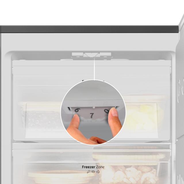 Bolero CoolMarket TF 97 Inox Congelador vertical sobremesa inox de 83,5 cm de alto y 55,1 cm de ancho con gran capacidad de 97L y clase energética E.