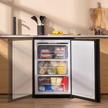 Bolero CoolMarket TF 97 Black Congelador vertical sobremesa negro de 83,5 cm de alto y 55,1 cm de ancho con gran capacidad de 97L y clase energética E.