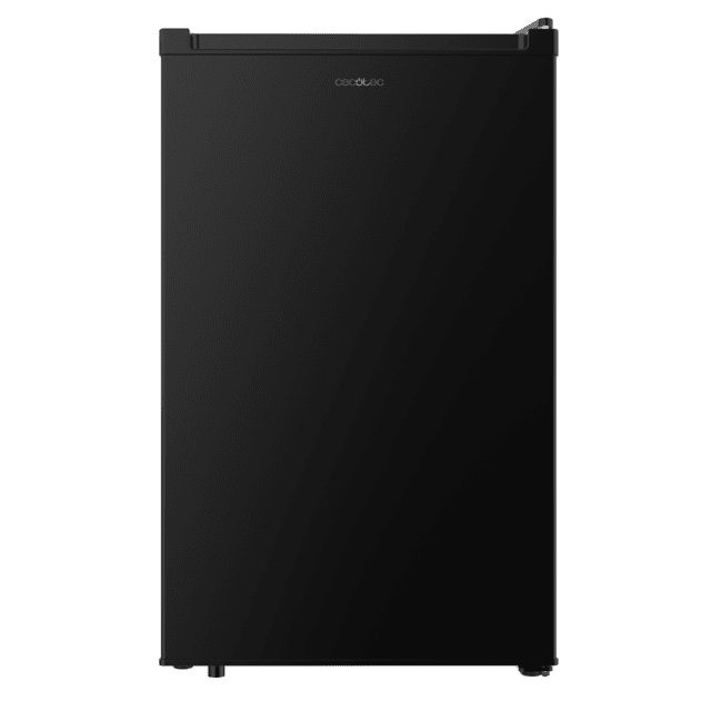 Bolero CoolMarket TF 97 Black Freezer vertical de mesa preto medindo 83,5 cm de altura e 55,1 cm de largura com grande capacidade de 97L e classe energética E.