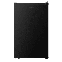 Bolero CoolMarket TF 97 Black Congélateur vertical noir de 83,5 cm de hauteur et de 55,1 cm de largeur, avec une grande capacité de 97 litres et classe énergétique E.