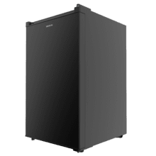 Bolero CoolMarket TF 97 Black Congélateur vertical noir de 83,5 cm de hauteur et de 55,1 cm de largeur, avec une grande capacité de 97 litres et classe énergétique E.