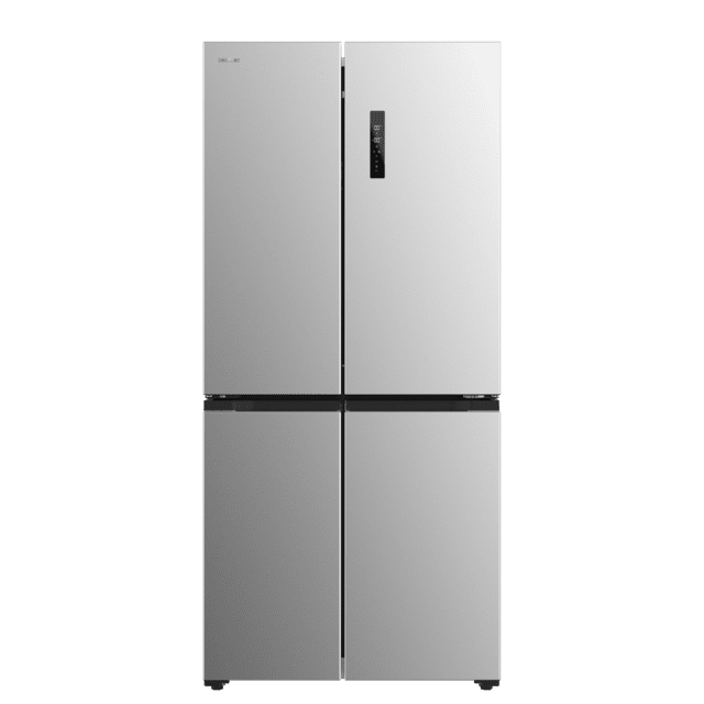 Bolero CoolMarket 4D 436 Inox E Frigorífico 4 puertas inox, 183cm alto y 83,6cm ancho, capacidad 436L, compresor Inverter Plus, Total No Frost, Alarma de puerta abierta, clase energética E. Además, cuenta con distintos modos como Fast Cooling y Fast Freezing, así como sistemas como MultiAirFlow, Metal Cooling y modo vacaciones.