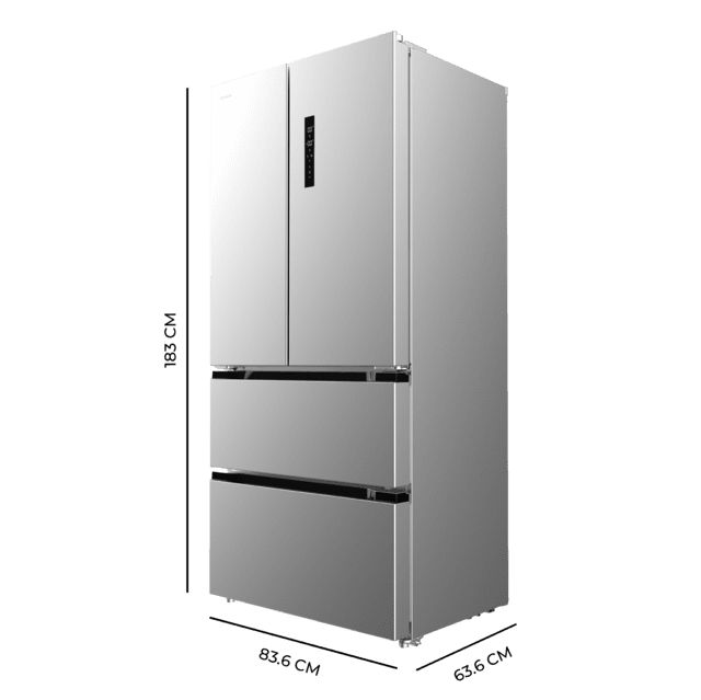 Bolero CoolMarket FD 436 Inox E Frigoríficos multiportas