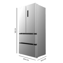 Bolero CoolMarket FD 436 Inox E Frigoríficos multiportas