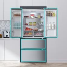 Bolero CoolMarket FD 436 Inox E Frigorífico puerta francesa inox, 183 cm de alto y 83,6 cm de ancho, capacidad 463L, compresor Inverter Plus, Total No Frost, clase energética E. Además, cuenta con distintos modos como Fast Cooling y Fast Freezing, así como sistemas como MultiAirFlow, Metal Cooling y modo vacaciones.