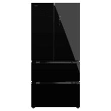 Bolero CoolMarket FD 436 Black Glass E Frigoríficos French Door