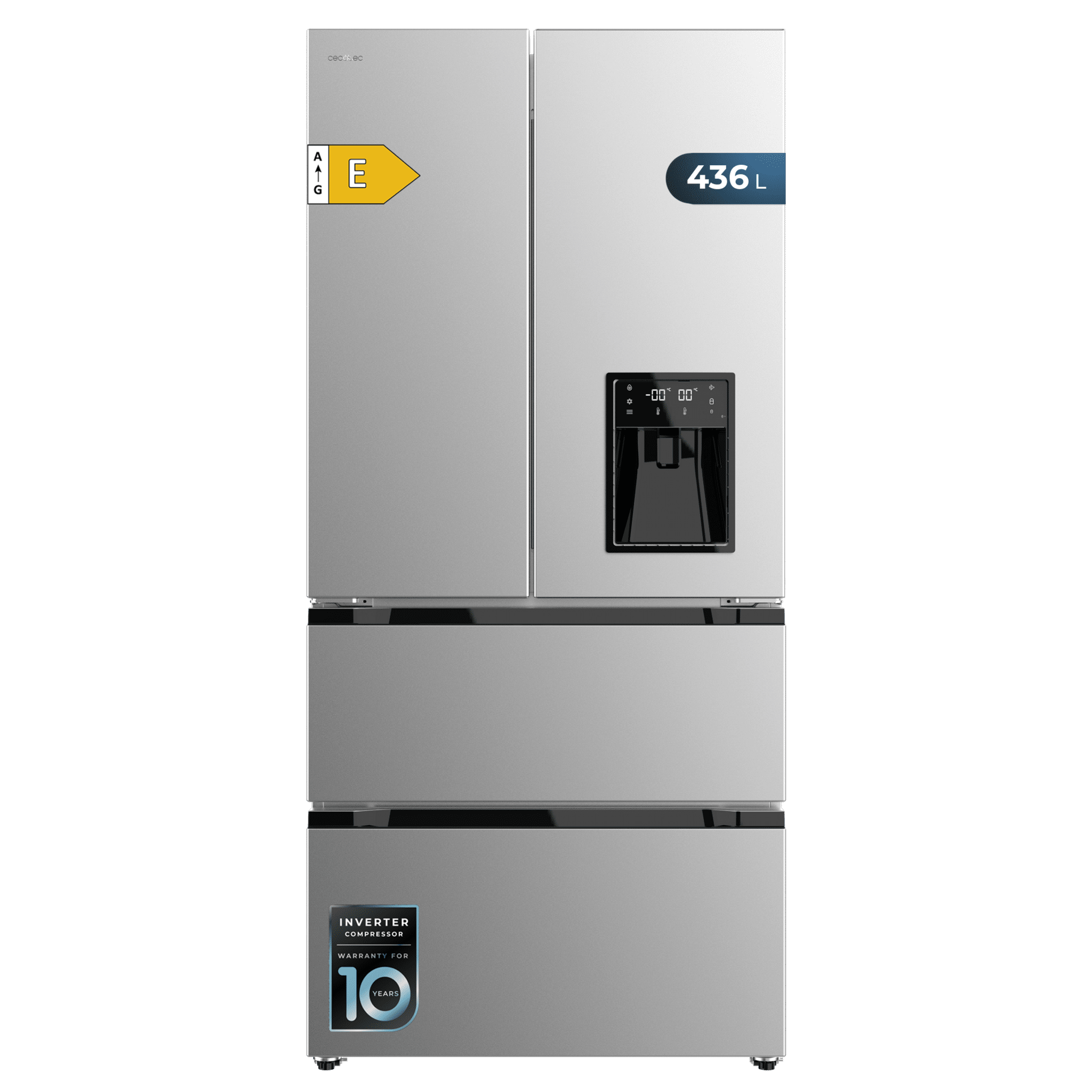 Bolero CoolMarket FD 436 WD Inox E Frigoríficos French Door