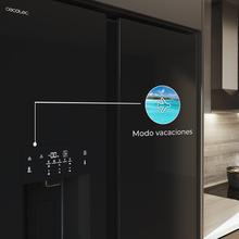 Bolero CoolMarket TDW 529 WID Black Glass E Frigorífico 3 puertas cristal negro con vinoteca y Icemaker, 183 cm alto, 91,1 cm ancho y 70,6cm profundo, capacidad 529L, compresor Inverter Plus, Total No Frost, clase energética E. Además, cuenta con distintos modos como Fast Cooling y Fast Freezing, así como sistemas como MultiAirFlow, Metal Cooling y modo vacaciones.