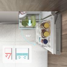 Bolero CoolMarket 4D 466 SBI Inox E Frigorífico americano acero Inoxidable de 466 L de capacidad, 193,5 x 84,4 cm, clase E, Total No Frost, Compresor Inverter Plus y Multi AirFlow; y con tecnologías Fast Cooling y FastFreezing, y el modo Smart y cajón convertible Fresh Zone Plus