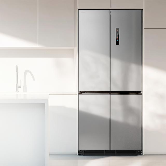 Bolero CoolMarket 4D 466 SBI Inox E Frigorífico americano acero Inoxidable de 466 L de capacidad, 193,5 x 84,4 cm, clase E, Total No Frost, Compresor Inverter Plus y Multi AirFlow; y con tecnologías Fast Cooling y FastFreezing, y el modo Smart y cajón convertible Fresh Zone Plus