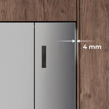 Bolero CoolMarket 4D 466 SBI Inox E Réfrigérateur américain en acier inoxydable d'une capacité de 466 L, 193,5 x 84,4 cm, classe E, Total No Frost, compresseur Inverter Plus et Multi AirFlow ; et avec les technologies Fast Cooling et FastFreezing, le mode Smart et le tiroir convertible Fresh Zone Plus