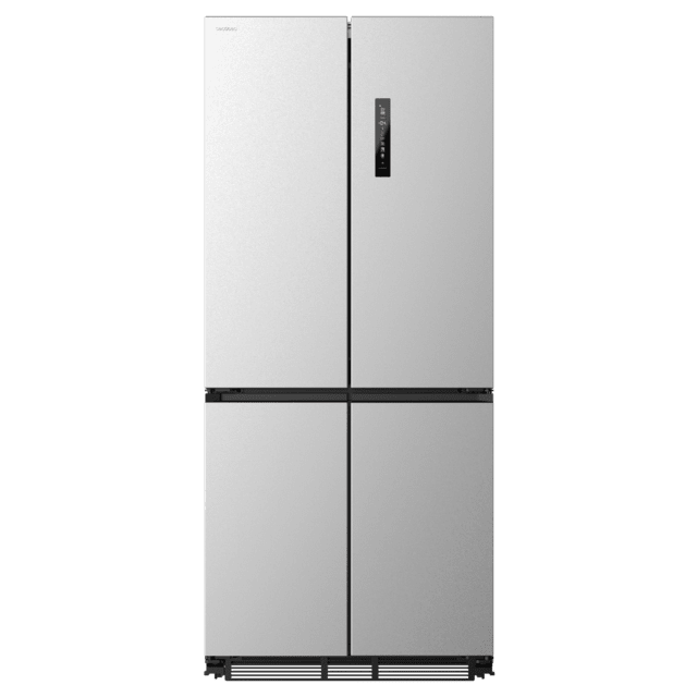 Bolero CoolMarket 4D 466 SBI Inox E Geladeira americana em aço inox com 466 L de capacidade, 193,5 x 84,4 cm, classe E, Total No Frost, Compressor Inverter Plus e Multi AirFlow; e com tecnologias Fast Cooling e FastFreezing, modo Smart e gaveta conversível Fresh Zone Plus