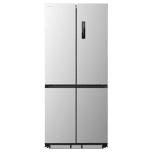 Bolero CoolMarket 4D 466 SBI Inox E Geladeira americana em aço inox com 466 L de capacidade, 193,5 x 84,4 cm, classe E, Total No Frost, Compressor Inverter Plus e Multi AirFlow; e com tecnologias Fast Cooling e FastFreezing, modo Smart e gaveta conversível Fresh Zone Plus