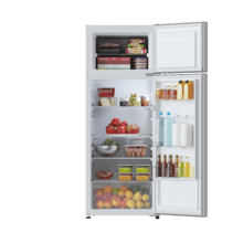 Bolero CoolMarket 2D 211 White E Geladeira branca de duas portas, 143 de altura e 54 de largura, 211 litros, Descongelamento, classe energética E e com modo Fast Freezing