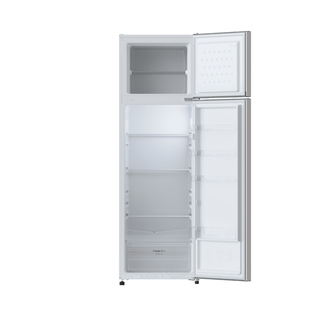 Bolero CoolMarket 2D 261 White E Frigorífico de dos puertas blanco, 169 de alto y 54 de ancho, 261 litros, Defrost, clase energética E y con modo Fast Freezing