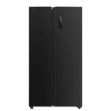 Bolero CoolMarket SBS 562 Dark D Frigorífico americano con 562 litros de capacidad, 177x91 cm, Clase D, NoFrost, Compresor Inverter, Display en puerta, Fast Freezing, Modo Smart, MultiAirFlow