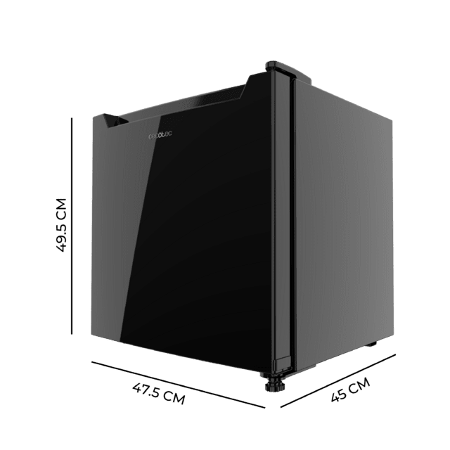 Bolero CoolMarket TT 31 Dual Black E Minifrigo da tavolo nero alto 49,6 cm e largo 47,4 cm con capacità di 31 litri, classe energetica E, Dual Function e ripiano estraibile.