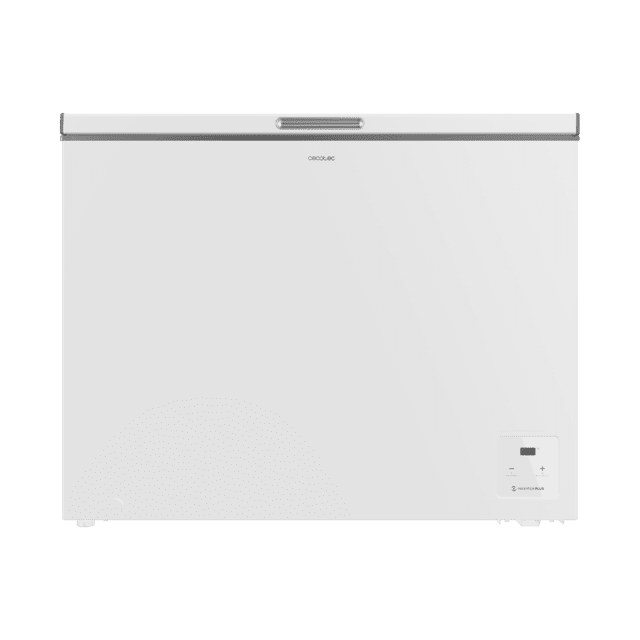 Bolero CoolMarket Chest 254 White E Congelador horizontal branco, 83,5cm de altura e 104cm de largura, com capacidade de 254 L, compressor Inverter Plus, conversível em refrigerador, classe energética E e com modo Fast Freezing