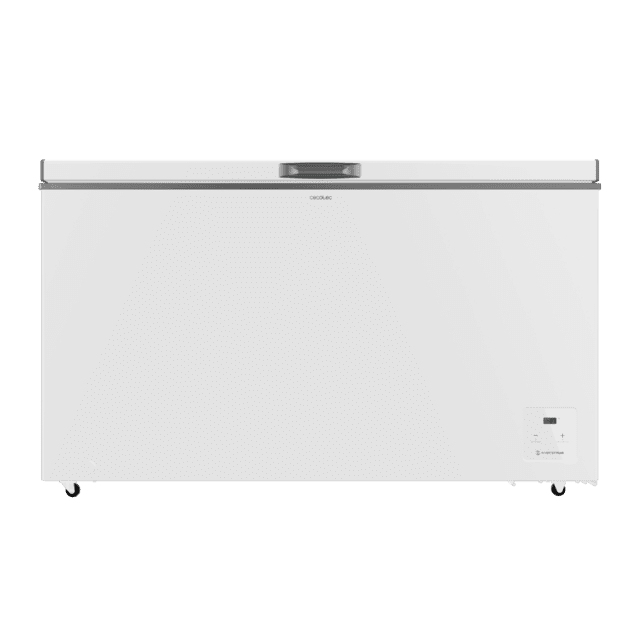 Bolero CoolMarket Chest 400 white E Cogelador horizontal blanco, 83,5cm alto y 136,5cm ancho, con 400 L de capacidad, compresor Inverter Plus, conversible a frigorífico, clase energética E, dos cestas y con modo Fast Freezing