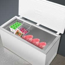Bolero CoolMarket Chest 500 white E Cogelador horizontal blanco, 83,5cm alto y 165cm ancho, con 500 L de capacidad, compresor Inverter Plus, conversible a frigorífico, clase energética E, dos cestas y con modo Fast Freezing