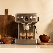 Power Espresso 20 Barista Mini Barista-Kaffeemaschine mit 20 Bar, Manometer und Thermoblock.