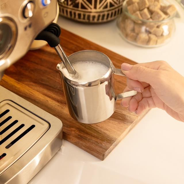 Power Espresso 20 Barista Mini Barista-Kaffeemaschine mit 20 Bar, Manometer und Thermoblock.