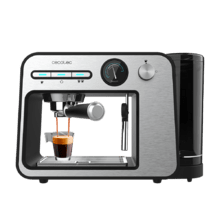 Power Espresso 20 Square Pro Espressomaschine mit 20 Riegeln, Thermoblock und Verdampfer.