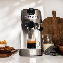 Power Espresso 20 Steel Pro Cafetera Espresso con 20 bares, thermoblock y vaporizador.