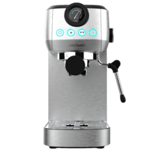 Power Espresso 20 Steel Pro Cafetera Espresso con 20 bares, thermoblock y vaporizador.