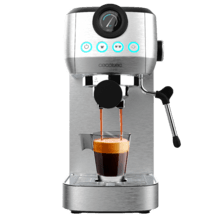 Power Espresso 20 Steel Pro Machine à café expresso avec 20 bars, Thermoblock et buse vapeur.
