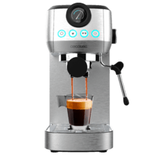 Power Espresso 20 Steel Pro Cafetera Espresso con 20 bares, thermoblock y vaporizador.