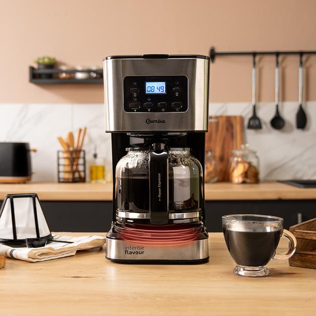Cecotec macchina del caffè a goccia Coffee 66 Smart Plus programmabile con tecnologia ExtremeAroma, Funzione AutoClean.