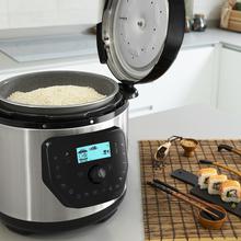 Autocuiseur programmable Olla GM modèle H Deluxe. Programmable 24 heures et avec une capacité de 6 litres. Inclus : fonction balance et un innovant couvercle Advance, rabattable et plus pratique pour libérer la pression.