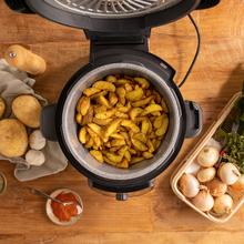 Olla programableOlla GM H Deluxe AirFryer de 6 litros de capacidad con cabezal freidora aire y báscula.