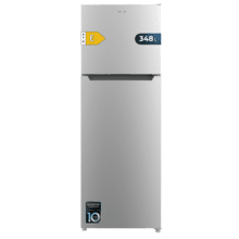 Bolero CoolMarket 2D 348 NF Inox E Frigorífico de 2 puertas acero inoxidable de 170cm de alto y 59,5cm de ancho con gran capacidad de 348 Litros y Motor Inverter con 10 años de garantía. Sistema de conservación No Frost y clase energética E.