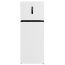 Bolero CoolMarket 2D 465 NF White E Frigorífico de 2 portas branco com 185,5 cm de altura e 70,3 cm de largura, com uma grande capacidade de 465 litros e motor Inverter com 10 anos de garantia. Sistema de conservação No Frost e classe energética E.