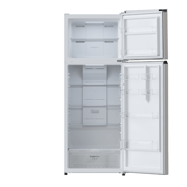 Bolero CoolMarket 2D 465 NF Branco E Geladeira 2 portas branca medindo 185,5cm de altura e 70,3cm de largura com grande capacidade de 465 Litros e Motor Inverter com garantia de 10 anos. Sistema de conservação No Frost e classe energética E.