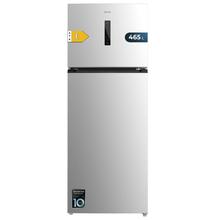 Bolero CoolMarket 2D 465 NF Inox E Geladeira 2 portas em aço inox medindo 185,5cm de altura e 70,3cm de largura com grande capacidade de 465 Litros e Motor Inverter com 10 anos de garantia. Sistema de conservação No Frost e classe energética E.