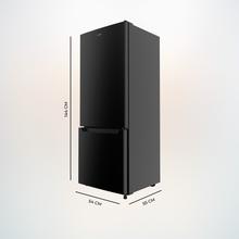 Bolero CoolMarket Combi 205 DF Black E Frigorífico combi negro, 144 de alto y 54 de ancho 117 litros, Defrost, clase energética E y con modo Fast Cooling.