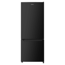 Bolero CoolMarket Combi 205 DF Black E Frigorífico combi negro, 144 de alto y 54 de ancho 117 litros, Defrost, clase energética E y con modo Fast Cooling.