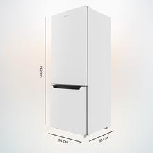 Bolero CoolMarket Combi 205 DF White E Frigorífico de dos puertas blanco, 144 de alto y 54 de ancho 117 litros, Defrost, clase energética E y con modo Fast Cooling.