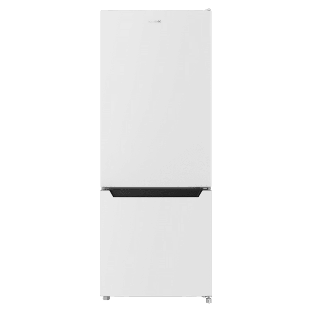 Bolero CoolMarket Combi 205 DF White E Frigorífico de dos puertas blanco, 144 de alto y 54 de ancho 117 litros, Defrost, clase energética E y con modo Fast Cooling.