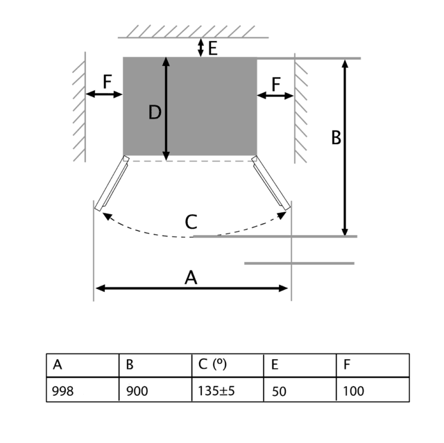 Bolero CoolMarket Combi F2D 400 Grey Glass E Frigorífico Combi French Door 4 Puertas Cristal Gris, Capacidad de 400 Litros, Ancho de 60 cm y alto de 191 cm, Sistema Total NoFrost, Max Inside, Distribución de frío Multi AirFlow, Display Digital Exterior, Clase E, Compresor Inverter de bajo consumo y silencioso, Funciones Fast Cooling, Fast Freezer, Modo ECO, Alarmas puerta abierta, temperatura y fallo de funcionamiento.