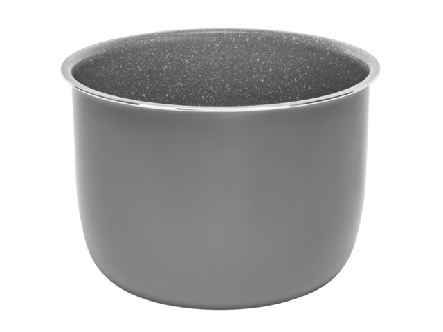  Cubeta cerámica con Antiadherente tricapa Excélsior. Apta para ollas programables GM de 6 litros, Gris