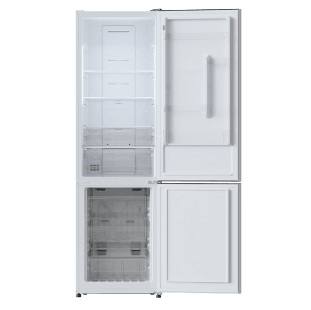 Bolero CoolMarket Combi 322T White D Frigorífico combi blanco, 185cm de alto y 60 cm de ancho, con 322L de capacidad, compresor Inverter Plus,Total No Frost, clase energética D y con sistema Multi Air Flow.