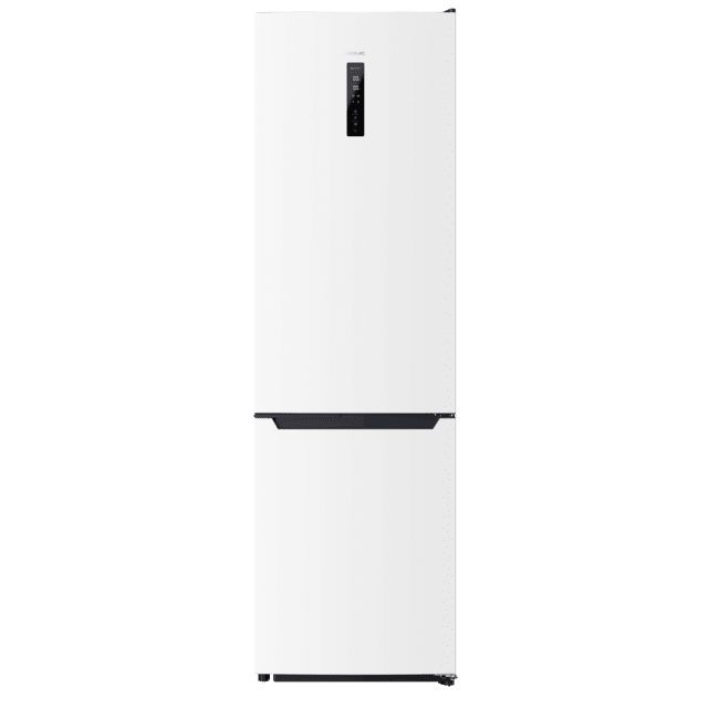 Bolero CoolMarket Combi 322T White D Frigorífico combi blanco, 185cm de alto y 60 cm de ancho, con 322L de capacidad, compresor Inverter Plus,Total No Frost, clase energética D y con sistema Multi Air Flow.