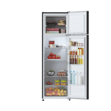 Bolero CoolMarket 2D 261 Black E Frigorífico de dos puertas negro, 169,3 de alto y 54 de ancho, 261 litros, Defrost, clase energética E y con modo Fast Freezing