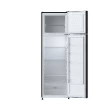 Bolero CoolMarket 2D 261 Black E Frigorífico de dos puertas negro, 169,3 de alto y 54 de ancho, 261 litros, Defrost, clase energética E y con modo Fast Freezing
