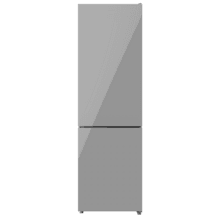 Bolero CoolMarket Combi 250 Grey Glass D Frigorífico combi cristal gris, 180cm de alto y 55 cm de ancho, con 250 litros de capacidad, compresor Inverter Plus, Total No Frost, clase energética D y con sistema Multi Air Flow. Además, cuenta con el modo Fast Cooling y cajón Humidity Box con regulación de humedad así como alarmas de puerta abierta y fallo de funcionamiento.